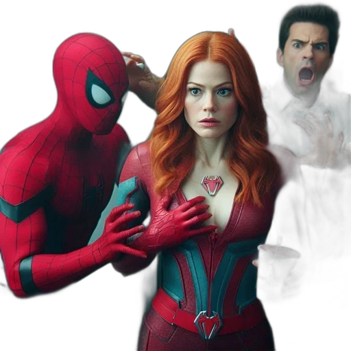 comic book art, concept art, 3d render, three transparent PNG cut-out
