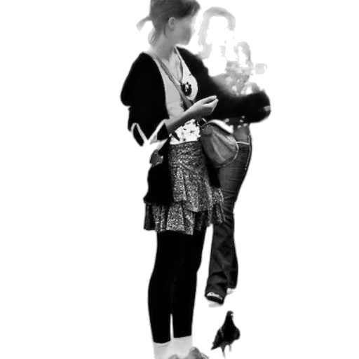 staff, jacket, dress, photorealistic transparent PNG cut-out