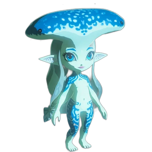 creature, dragon, staff, dress transparent PNG cut-out