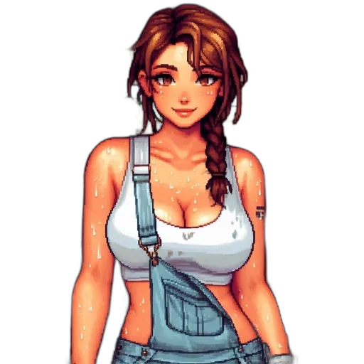 staff, dress, pixel art, concept art transparent PNG cut-out