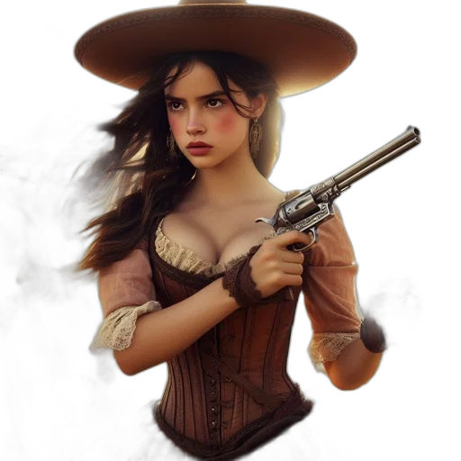 weapon, hat, staff, fantasy art transparent PNG cut-out