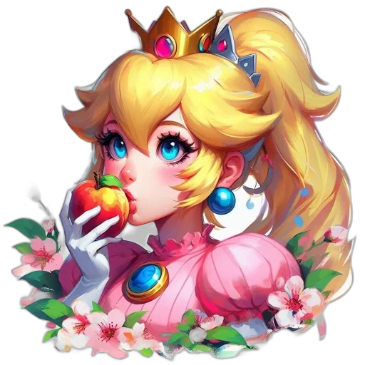 crown, staff, pixel art, fantasy art transparent PNG cut-out