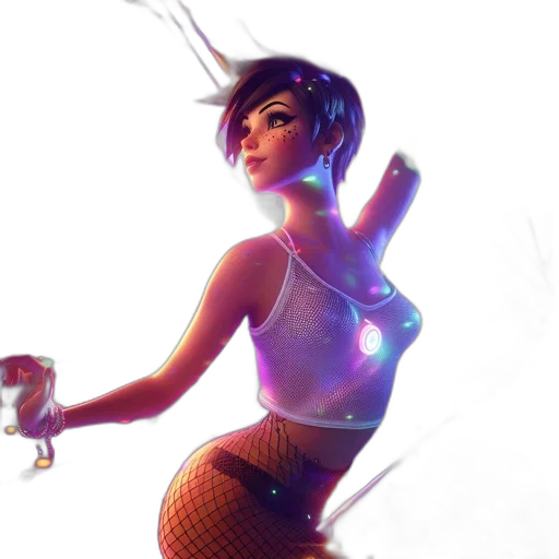 robot, dress, concept art, cyberpunk transparent PNG cut-out