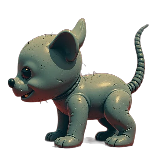 animal, creature, robot, staff transparent PNG cut-out