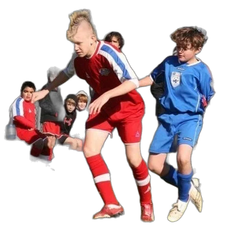 hair, photorealistic, young, soccer transparent PNG cut-out