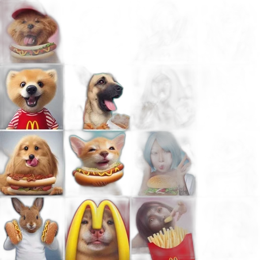 food, animal, photorealistic, concept art transparent PNG cut-out