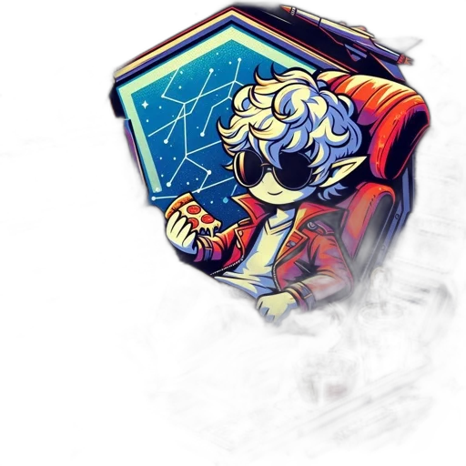 jacket, dragon, mask, staff transparent PNG cut-out