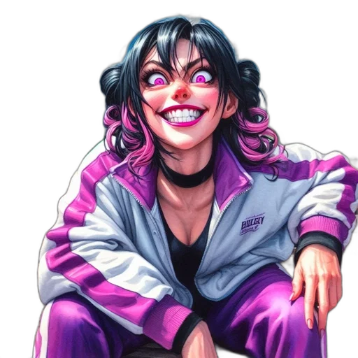 jacket, face, comic book art, concept art transparent PNG cut-out