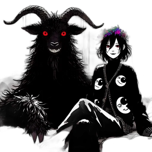creature, mask, animal, concept art transparent PNG cut-out