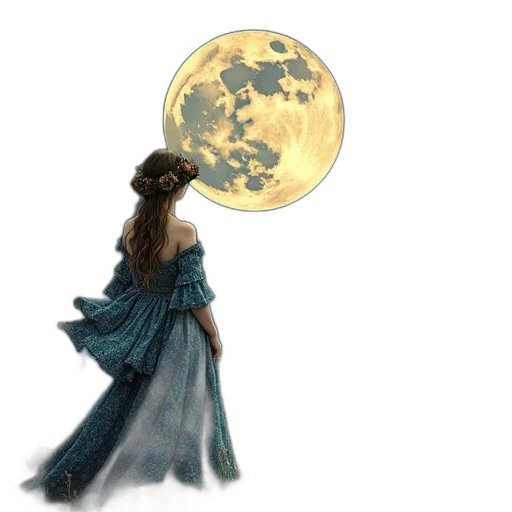 dress, fantasy art, concept art, watercolor transparent PNG cut-out