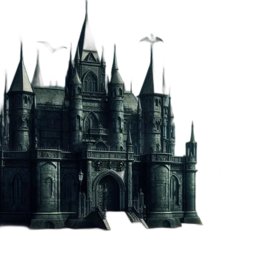 building, crown, concept art, 3d render transparent PNG cut-out
