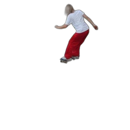 shoes, staff, creature, hair transparent PNG cut-out