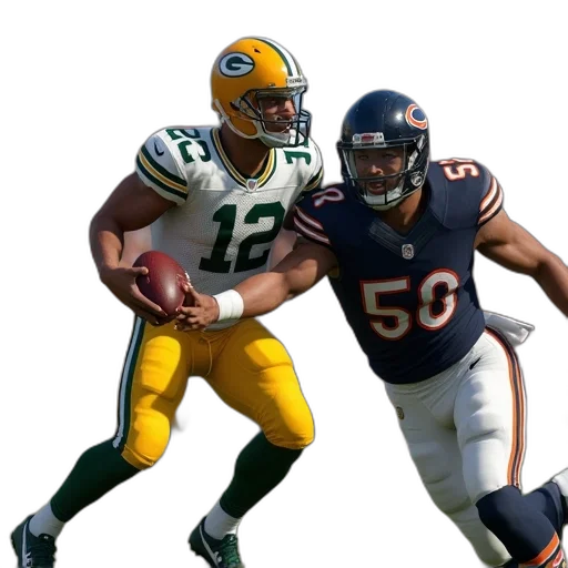 green, bay, packers, chicago transparent PNG cut-out