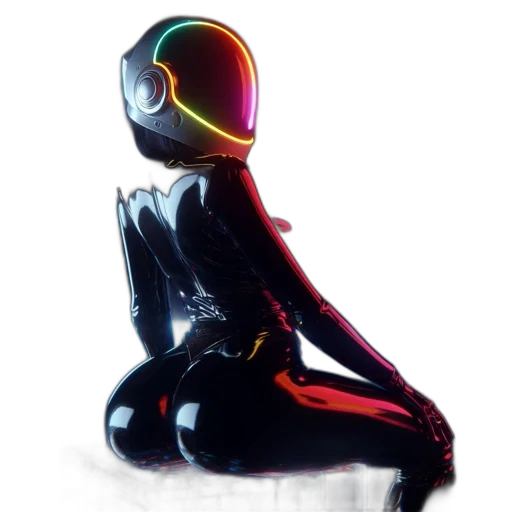 robot, mask, dress, jewelry transparent PNG cut-out