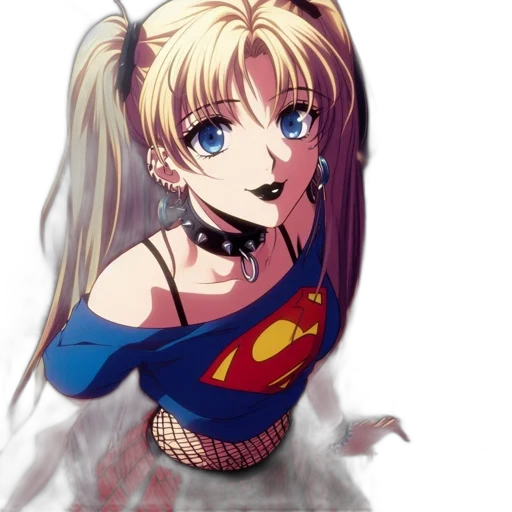 face, anime, cartoon, pixel art transparent PNG cut-out