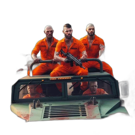 car, weapon, staff, animal transparent PNG cut-out