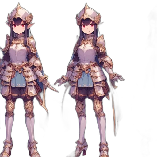 concept art, fantasy art, anime, 3d render transparent PNG cut-out