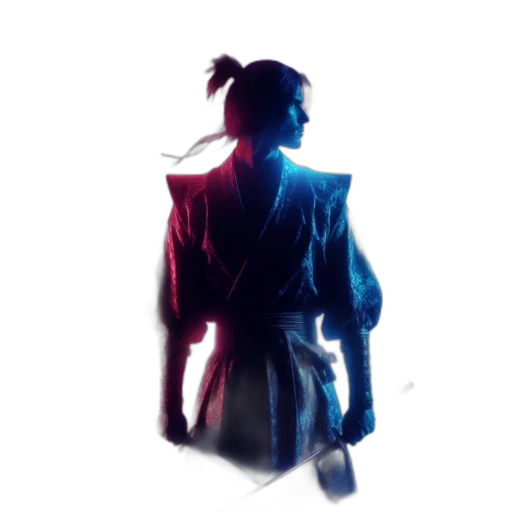 jacket, staff, sword, weapon transparent PNG cut-out