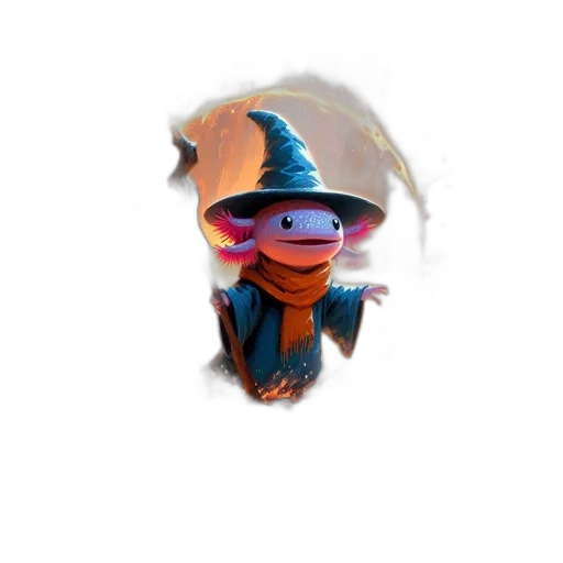staff, hat, creature, mask transparent PNG cut-out