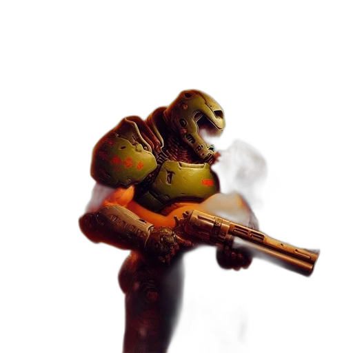 robot, weapon, staff, animal transparent PNG cut-out