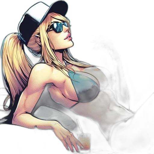hat, concept art, comic book art, cartoon transparent PNG cut-out