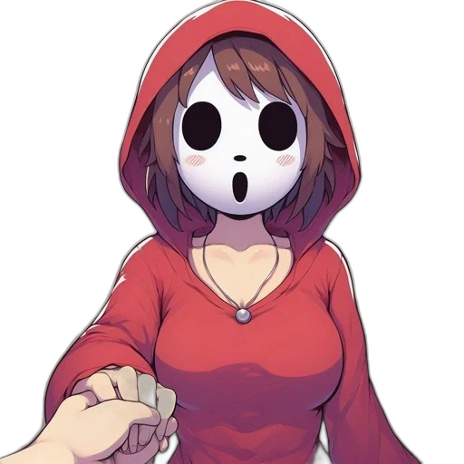 mask, dress, face, jacket transparent PNG cut-out