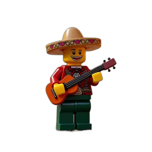 hat, 3d render, lego, collectible transparent PNG cut-out