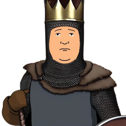 crown, hat, sword, staff transparent PNG cut-out