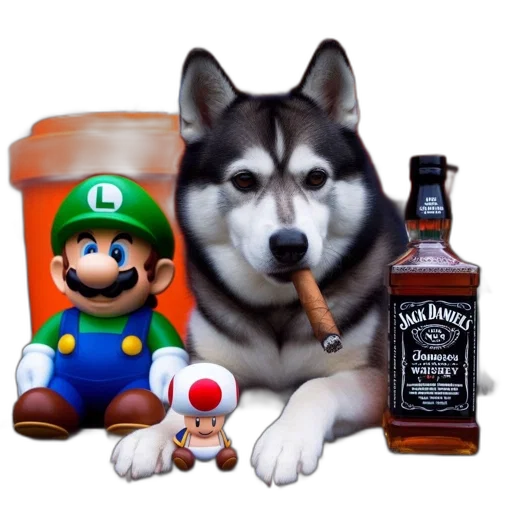 animal, furniture, bottle, pixel art transparent PNG cut-out