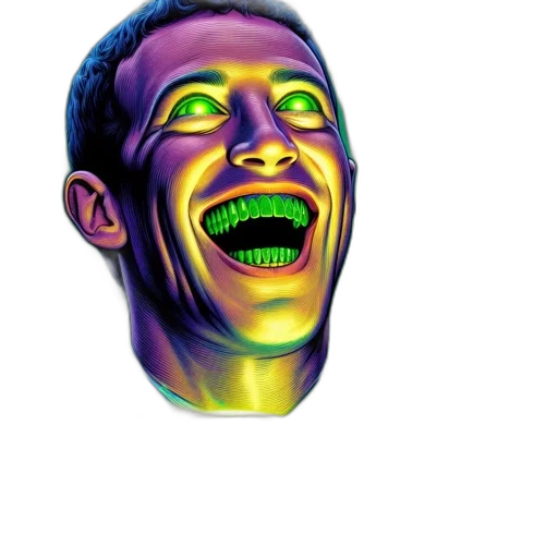 face, mask, creature, robot transparent PNG cut-out