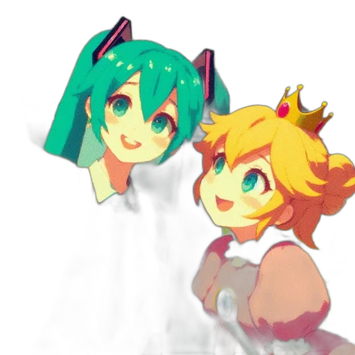 crown, staff, mask, pixel art transparent PNG cut-out