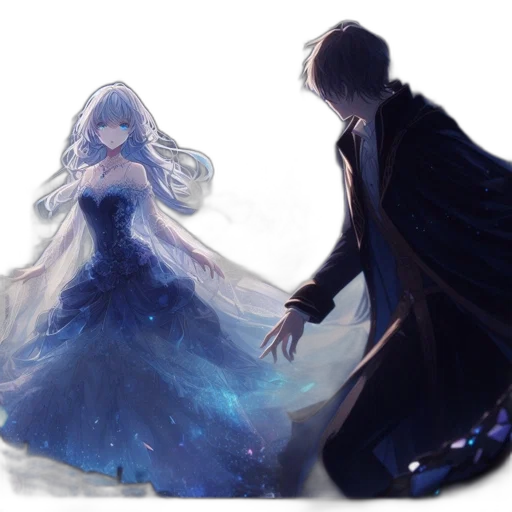 dress, crown, concept art, fantasy art transparent PNG cut-out