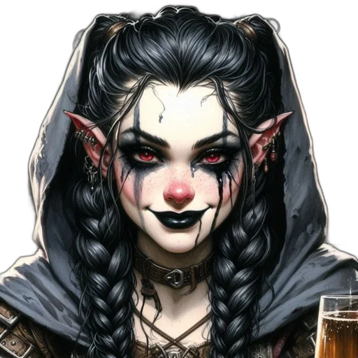 face, fantasy art, concept art, comic book art transparent PNG cut-out