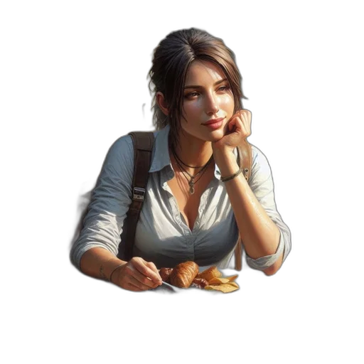 food, face, jewelry, dress transparent PNG cut-out
