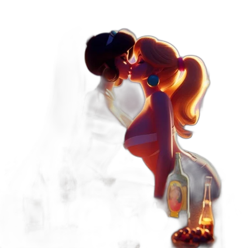 concept art, 3d render, pixel art, fantasy art transparent PNG cut-out
