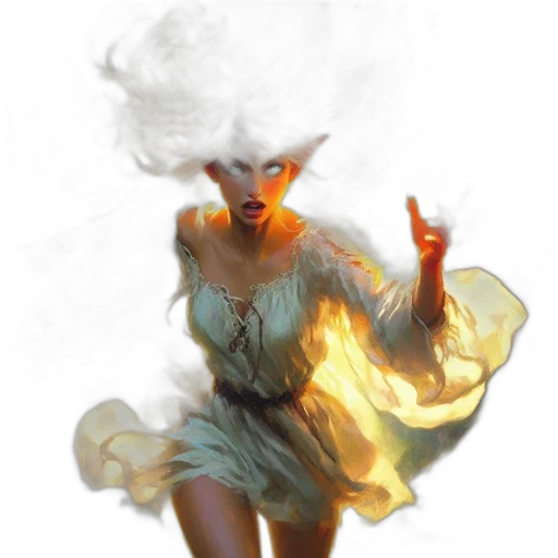 dress, mask, staff, concept art transparent PNG cut-out