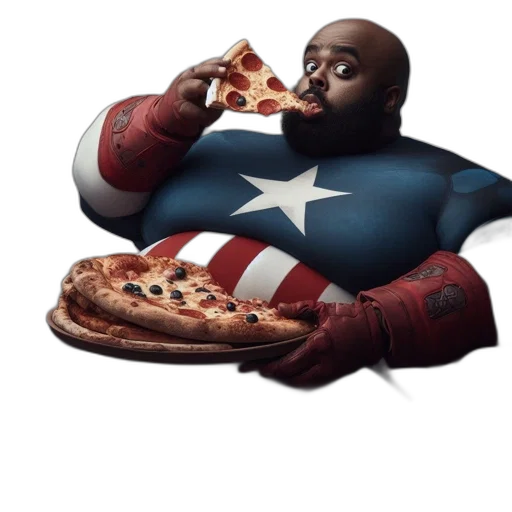 food, concept art, comic book art, man transparent PNG cut-out