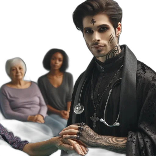 fire, darkly, garbed, man transparent PNG cut-out
