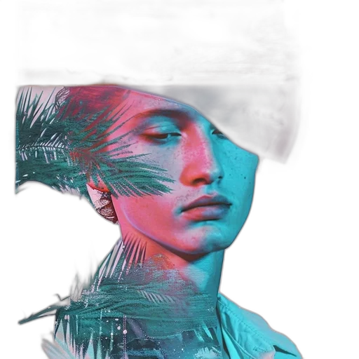 hat, face, hair, crown transparent PNG cut-out