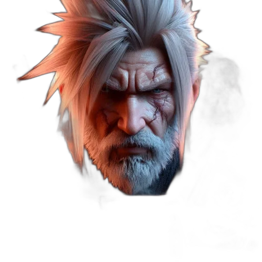 face, mask, dragon, staff transparent PNG cut-out