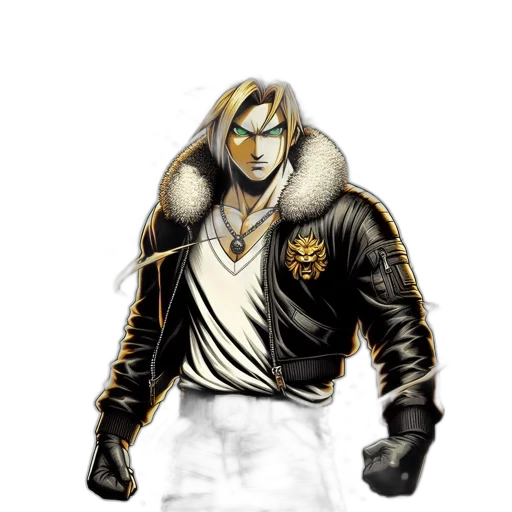 jacket, weapon, sword, concept art transparent PNG cut-out