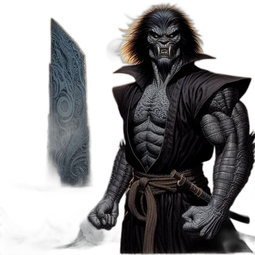 creature, concept art, fantasy art, comic book art transparent PNG cut-out