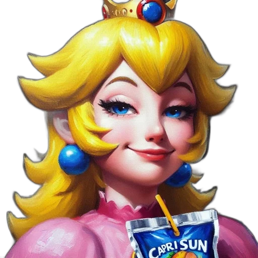 crown, food, face, robot transparent PNG cut-out