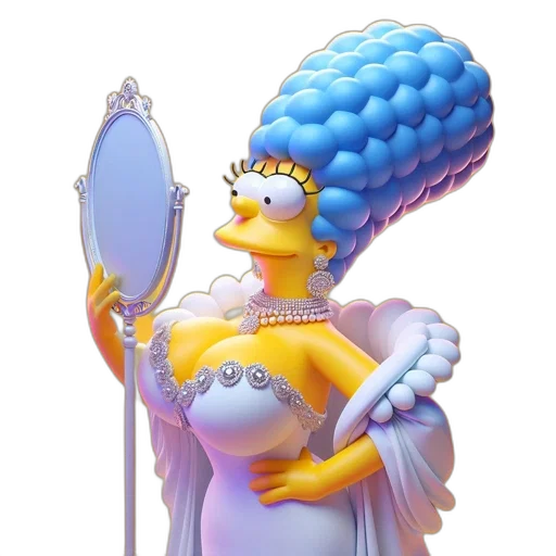 crown, dress, hat, creature transparent PNG cut-out