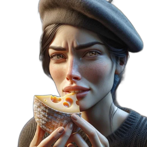 face, food, hat, concept art transparent PNG cut-out