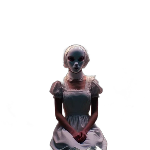 mask, dress, robot, face transparent PNG cut-out