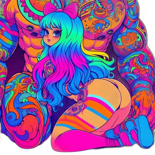 dress, hair, creature, mask transparent PNG cut-out