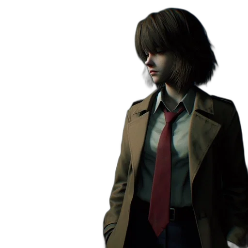 jacket, face, staff, concept art transparent PNG cut-out