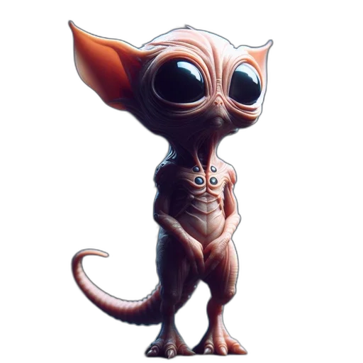 creature, animal, staff, robot transparent PNG cut-out