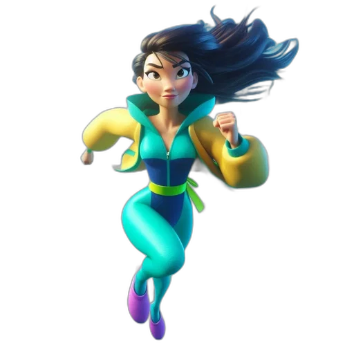 dress, staff, concept art, 3d render transparent PNG cut-out